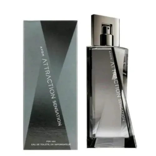 Perfume Attraction Sensation Deo Colônia For Him Para Ele-75ml-AVON(Novo Lacrado)
