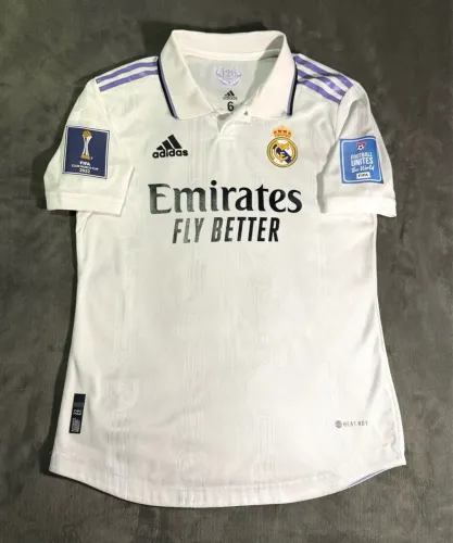 Camisa Real Madrid 2022 - De jogo autografada - Vinícius Jr