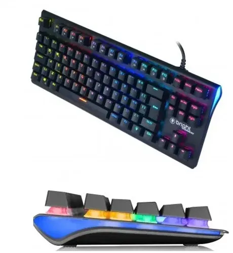TECLADO GAMER MECANICO COMPACTO -RGB/Novo