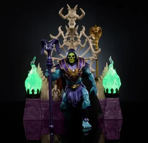 Masters of the Universe Masterverse Skeletor with Havoc Throne Trono Esqueleto