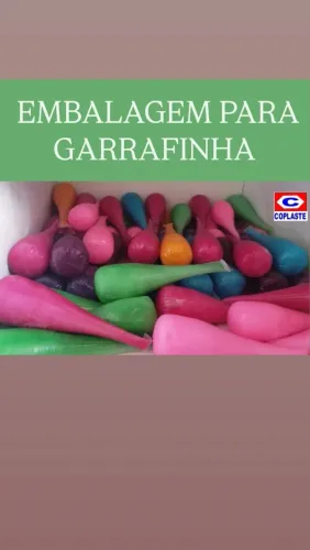 Kit 200 Embalagens Garrafinhas Chup chup