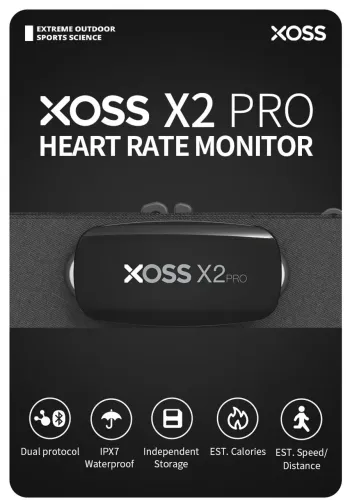 Cinta de frequência Cardíaca Xoss X2 Pro Novo