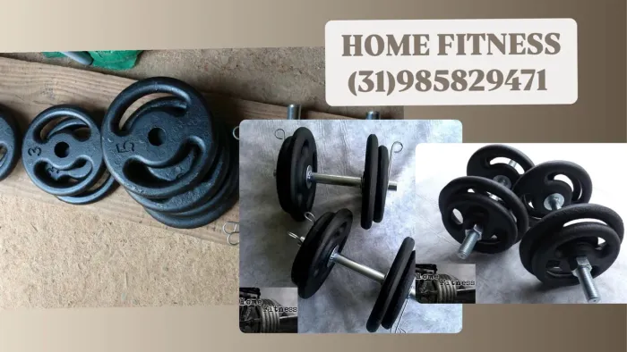 Anilhas Pesos Kits Musculação