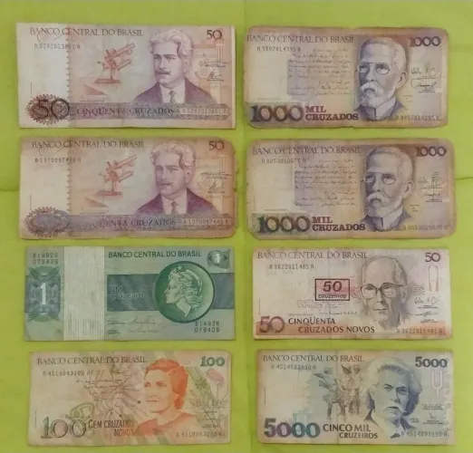 08 Cédulas Antigas Brasileiras