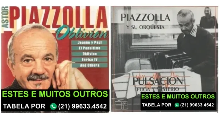 13 Cds do bandoneonista Astor Piazzolla.