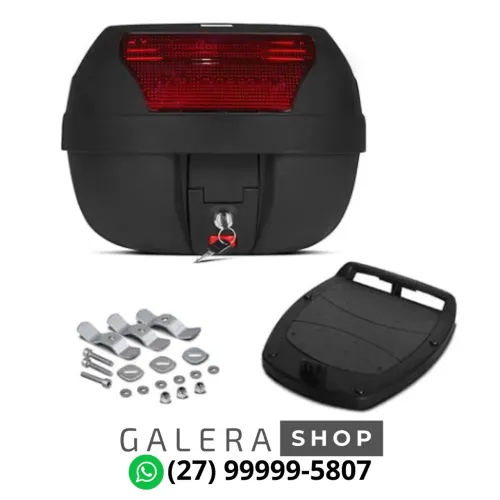 Baú bauleto 25l pro tork cabe 1 capacete 