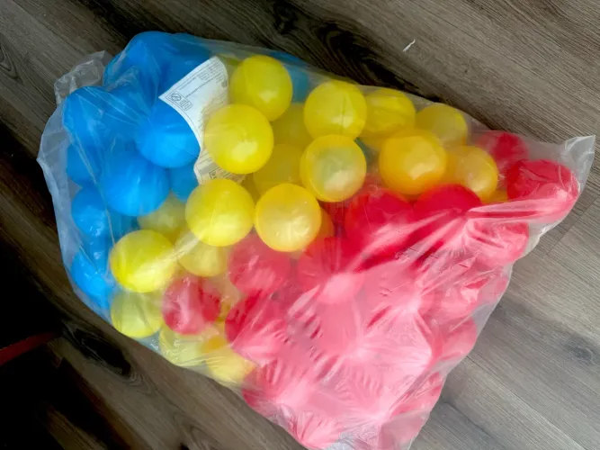 Bolinhas para piscina infantil