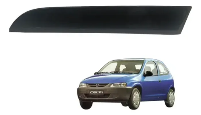Friso Lateral Traseira Direito Chevrolet Celta 2002 Detalhe