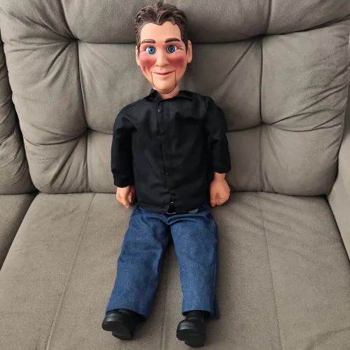 Boneco de ventríloquo Little Jeff completo - Raridade!