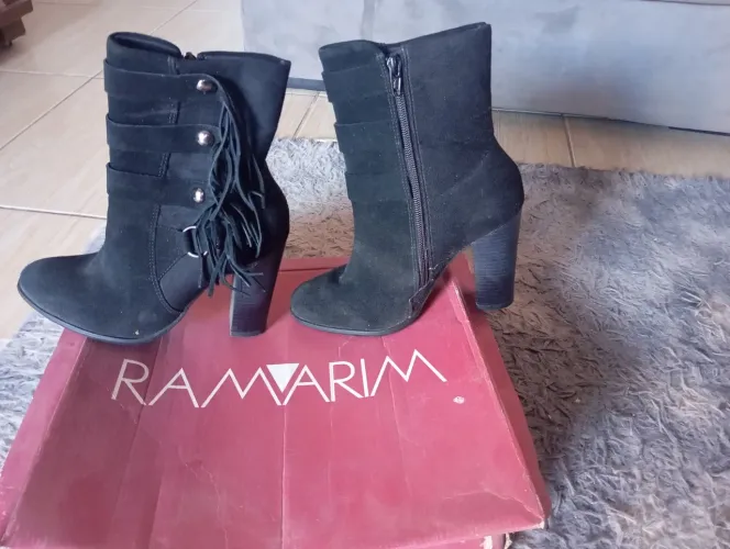 Bota Ramarim Preta - Salto Grosso