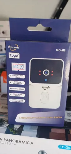 Campainha Inteligente com Câmera Atomo MO-M8