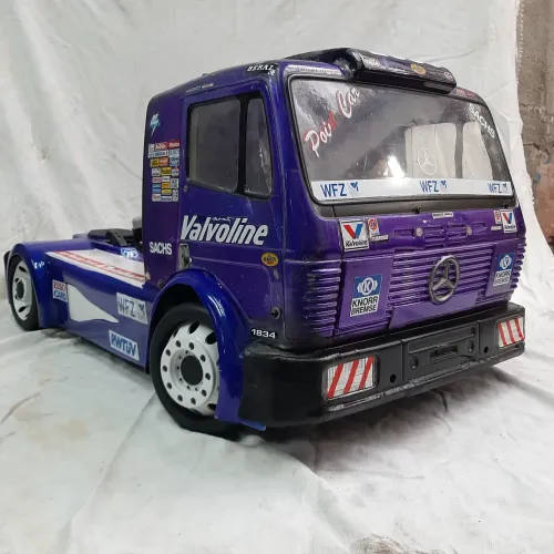 FG RC TRUCK Caminhão Mercedes Valvoline 1:5 Automodelo 