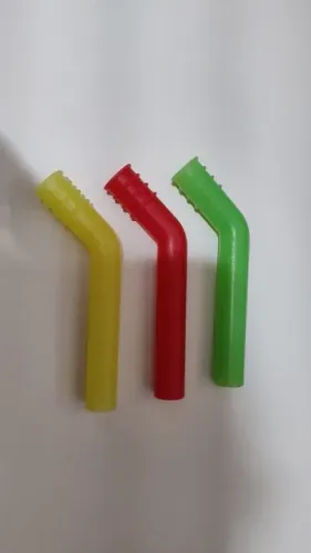 Defletor de escape de silicone escala 1/10 (verde, vermelho, amarelo)a unidade