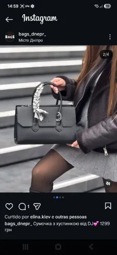 Bolsa Feminina David Jones Nova Lacrada