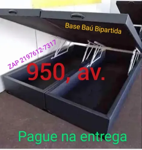 Base Baú Bipartida (Pague na entrega)