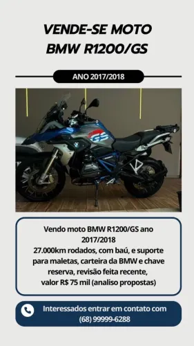 Vende se uma BMW R1200 GS