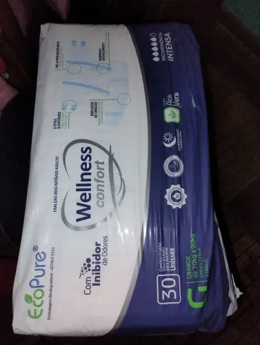Fraldas para Incontinência Wellness Confort - Grande