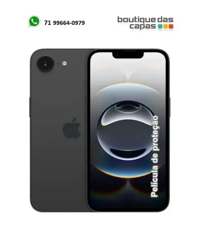 Pelicula de proteção de vidro ceramica transparente privacidade ou fosca para iphone 16e
