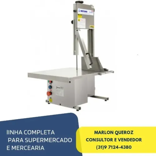 Serra Fita Beccaro De Bancada inox bivolt Nova