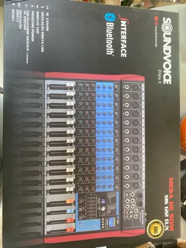 Mesa Soundvoice Ms122 Eux De Som Ef/eq 12 Canais
