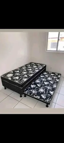 Cama Box Solteiro + Auxiliar