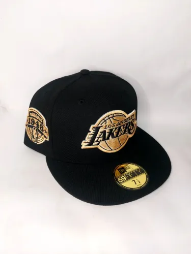 Boné Los Angeles Lakers preto - New era - 59fifty - Basquete  - Nba