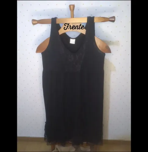 Vestido Preto de Renda