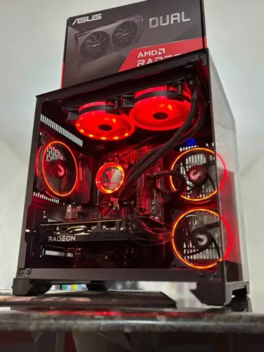 Pc gamer Ryzen 5600x - Rx6600 pra jogar qualquer jogo