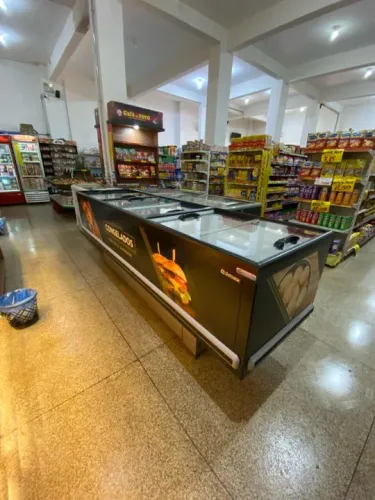 Ilha Expositor Dupla Ação 2,90m GELOPAR STANDARD vidro reto (827 litros)