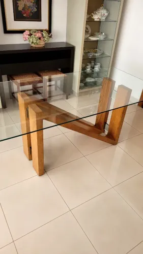 Mesa de Jantar Retangular Líder Interiores 1,80m x 0,90m