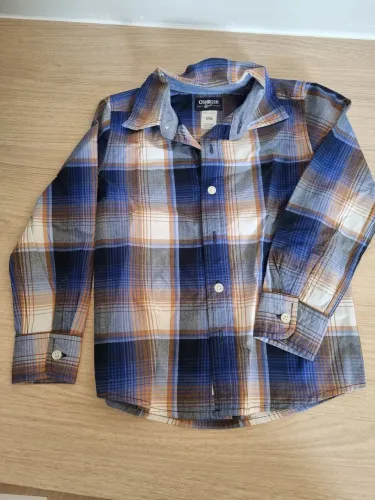Camisa xadrez 5 anos