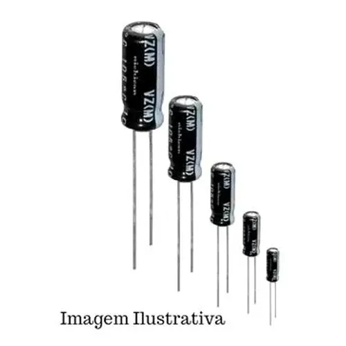 Capacitor Eletrolítico Radial 10uf X 50v 105ºc 5x11mm