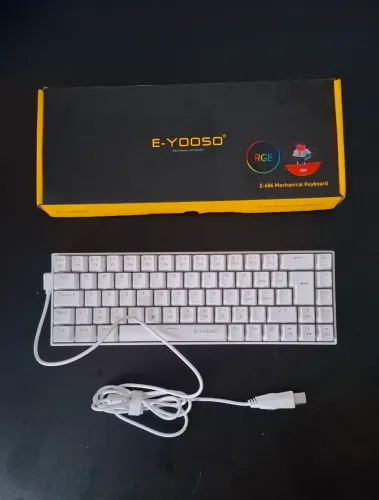 Teclado Mecânico Yooso Z686 RGB ABNT