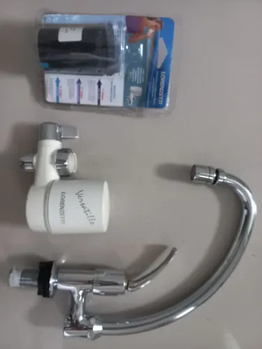 Kit torneira de bancada Fabrimar + filtro de agua Lorenzetti para torneira e um refil novo