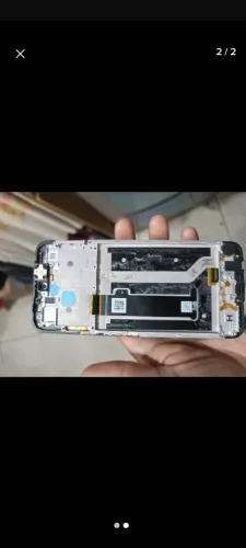 Display moto g34 original com aro + auricular flex Power vibracal 