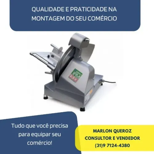 Fatiador de Frios IFM Palladium 30CM Inox Novo