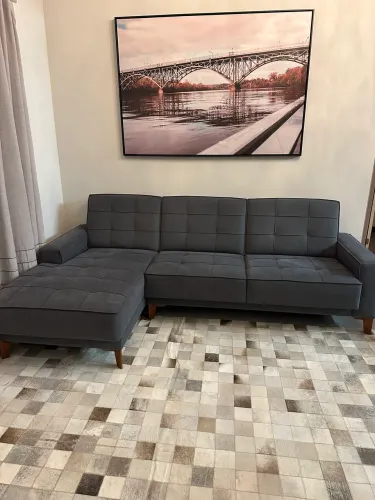 Sofá 3 lugares com reclamei