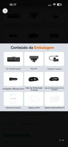 Câmera para carro