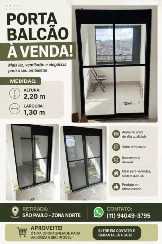 Porta balcão