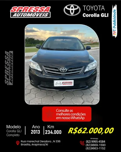Toyota Corolla GLI 1.8 Flex 16V Aut. 2013