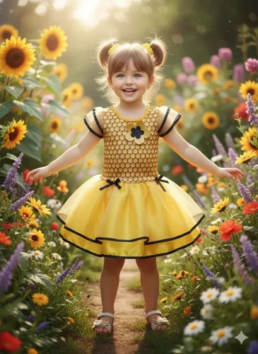 Fantasia Abelhinha tamanho 10