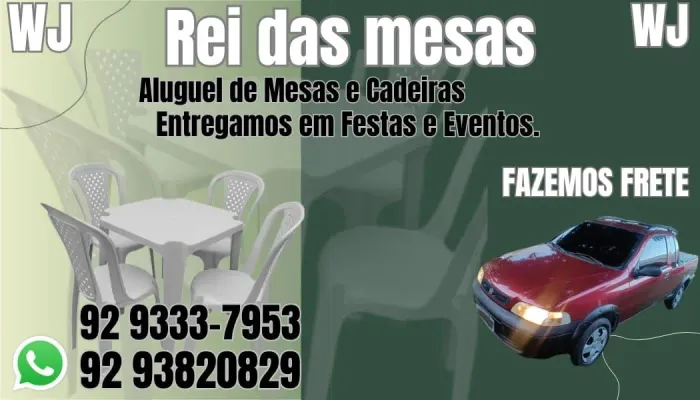 Rei das Mesas e Frete