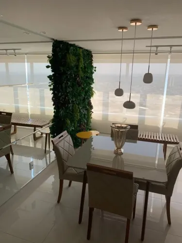 Aluguel Lindo Apto 3 Suítes 100% Mobiliado e Decorado no Pátio Coimbra