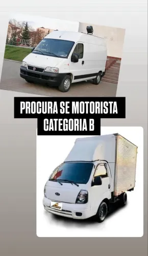 Vaga Motorista B Freelancer