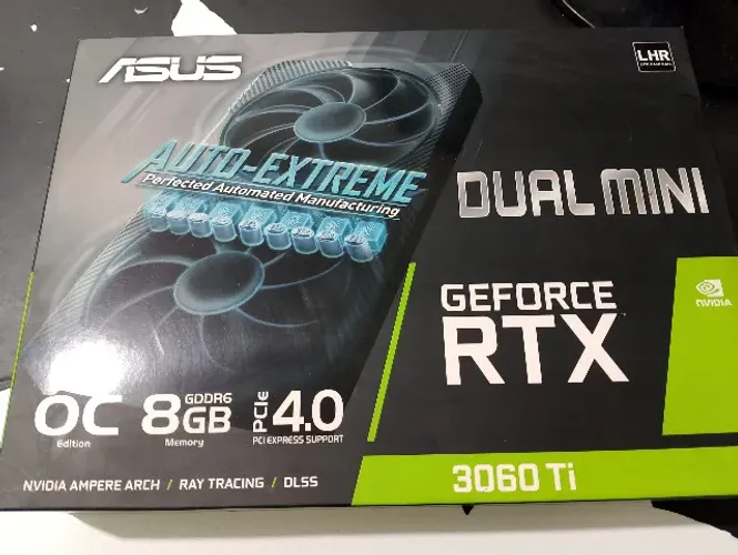 Placa de Video RTX 3060TI Asus mini