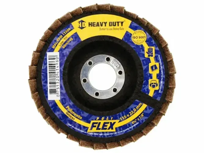 DISCO POLIFLEX 4.1/2 MANTA ABRASIVA GROSSO - 1 PC