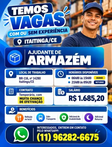 AJUDANTE | ITAITINGA/CE