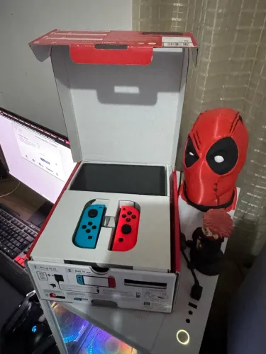 NINTENDO SWITCH OLED 256GB DESBLOQUEADO!