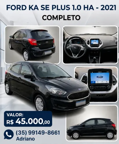 Ford KA 1.0 Se/se Plus Tivct Flex 5P 2021
