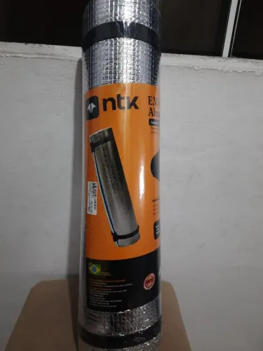 Isolante Térmico de Trilha e Camping EVA Aluminizado Nautika Cinza